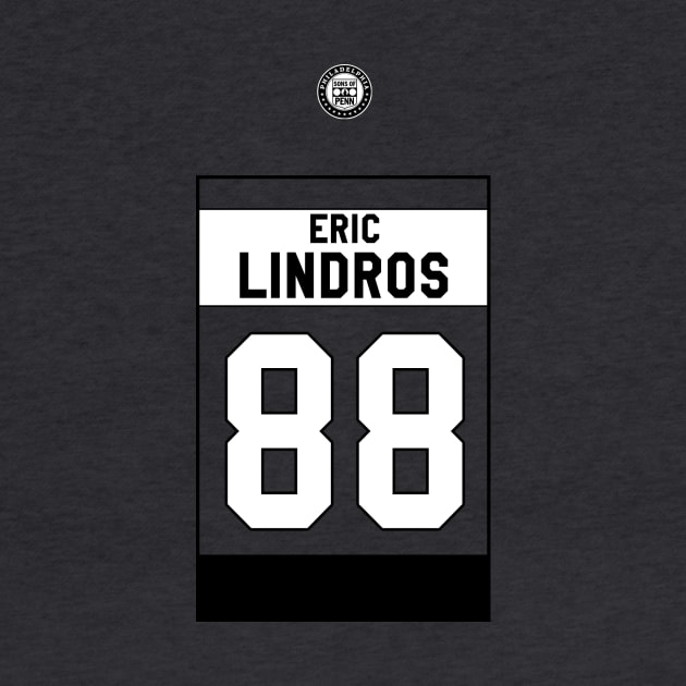 Eric Lindros Banner (Orange shirt) by Sons of Penn